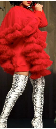 TULLE SWEATSUIT