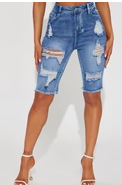 DENIM SHORTS