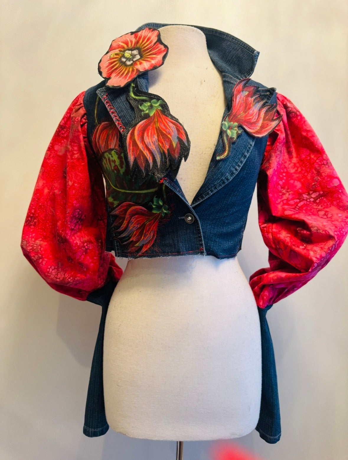 RED FLOWER JACKET