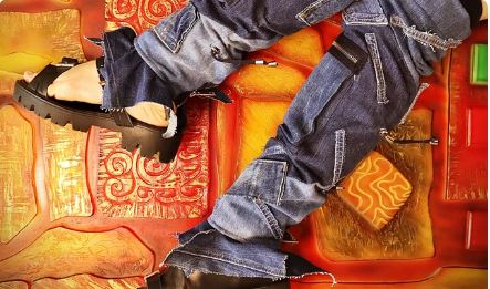 Leg Warmers Denim